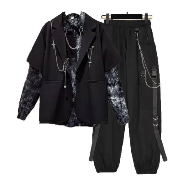 Women's 3-Piece Chain Cargo Set