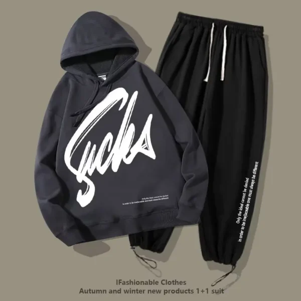 Men’s Hip Hop Streetwear Tracksuit - Image 3