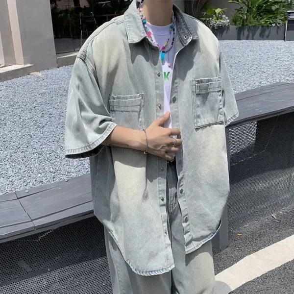 Vintage Washed Denim Set - Image 4