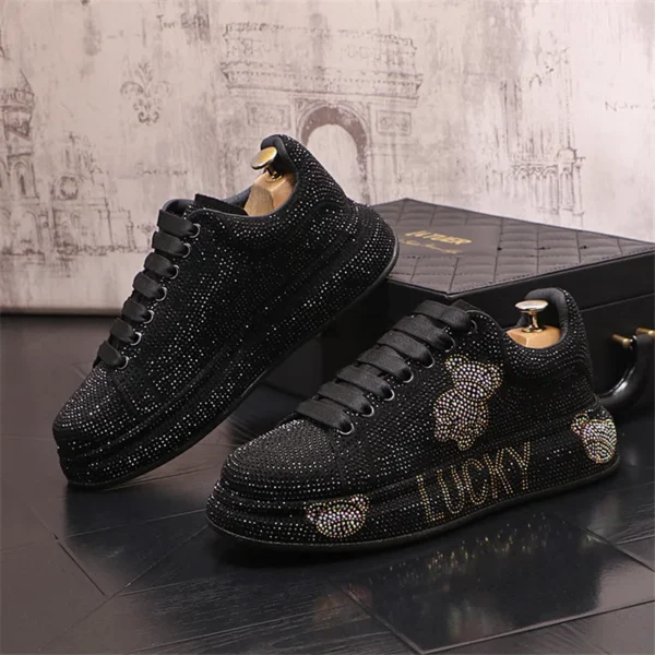 Luxury Embroidered Men’s Wedding Loafers