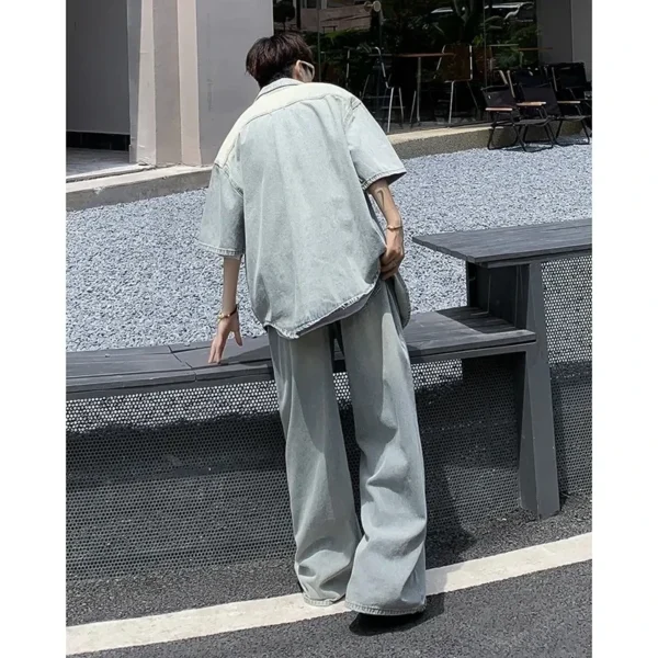 Vintage Washed Denim Set - Image 2