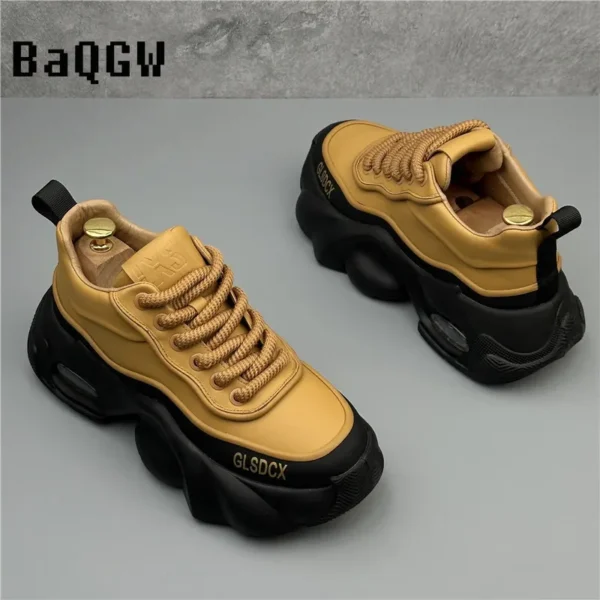 Men's Designer Platform Sneakers - Image 4