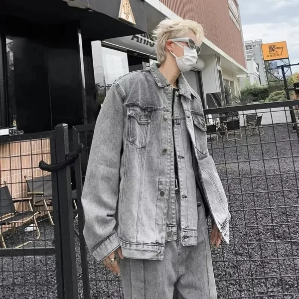 Retro Korean Denim Set - Image 2