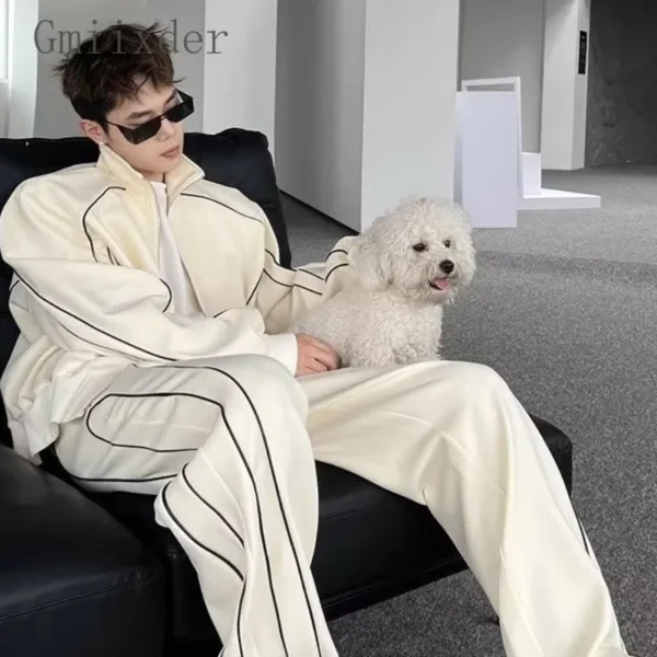 Men's Japanese-Inspired Sports Suit