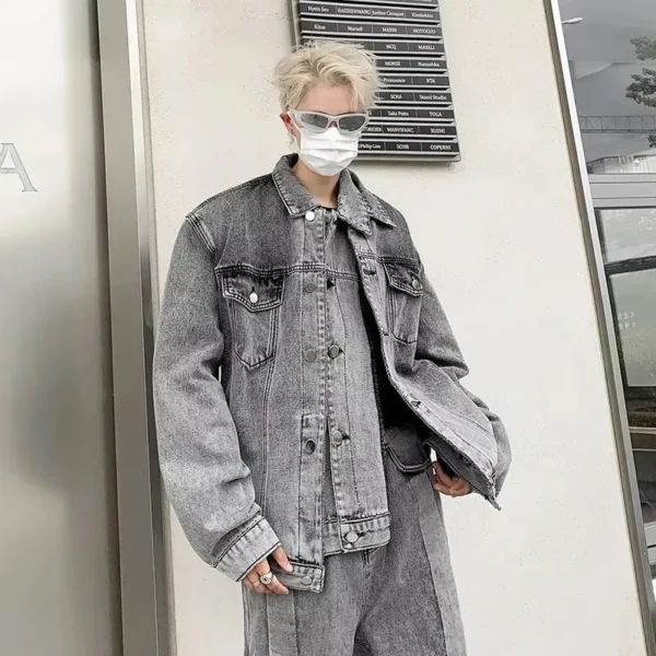 Retro Korean Denim Set - Image 5