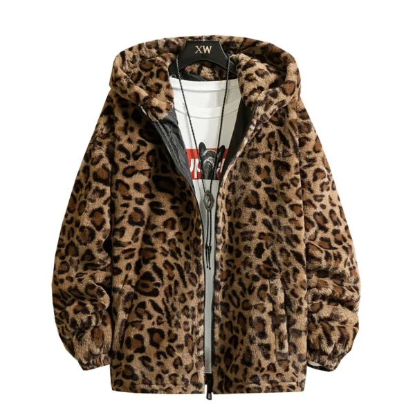 Unisex Leopard Print Jacket - Image 5