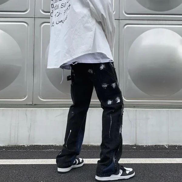 Washed Splash Jeans - Image 4