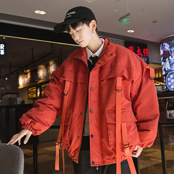 Ribbons Pocket Padded Parka - Image 5