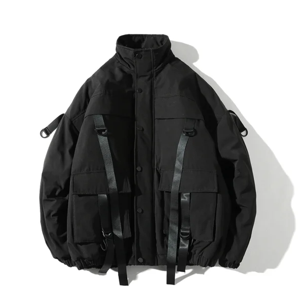 Ribbons Pocket Padded Parka
