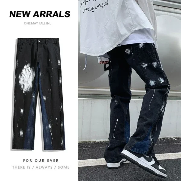Washed Splash Jeans - Image 3