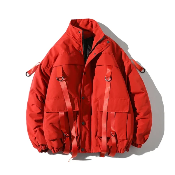 Ribbons Pocket Padded Parka - Image 2