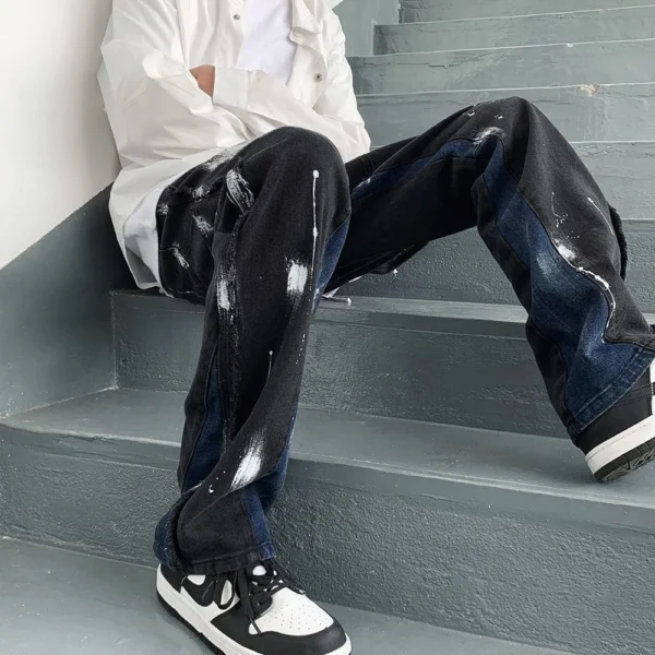 Washed Splash Jeans - Image 5