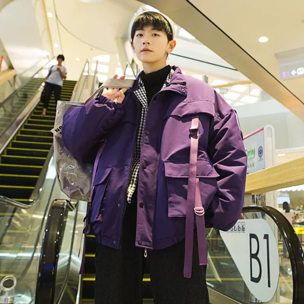 Ribbons Pocket Padded Parka - Image 6