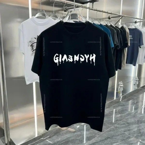 High-End Printed Cotton T-Shirt - Image 3