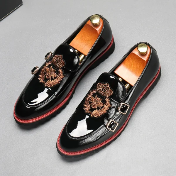 Men’s Leather Slip-On Loafers - Image 2