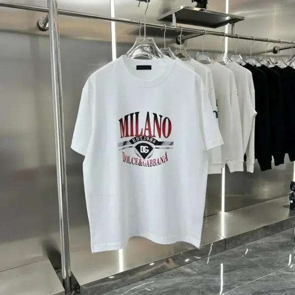 High-End Printed Cotton T-Shirt - Image 4