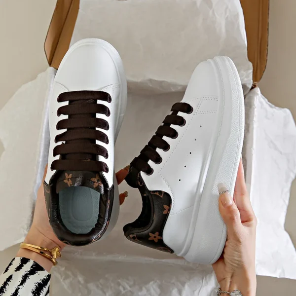 Women’s Elegant Thick-Sole Sneakers - Image 2