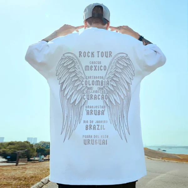 Men’s 3D Wing Print T-Shirt