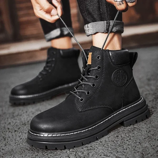 High-Top Ankle Boots - Image 5