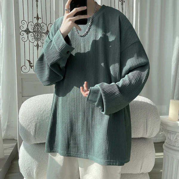 Loose Fit Long Sleeve T-Shirt - Image 2
