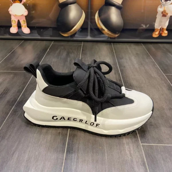 Men’s Thick-Sole Elevated Sneakers - Image 2