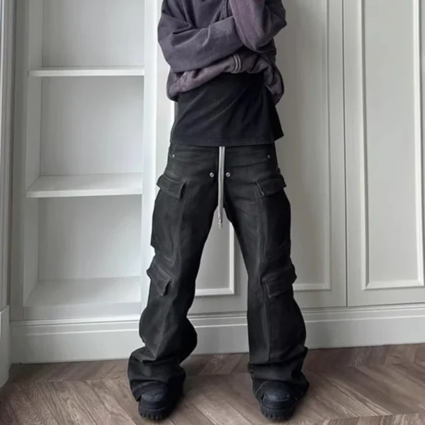 Wide-Leg Baggy Jeans - Image 2