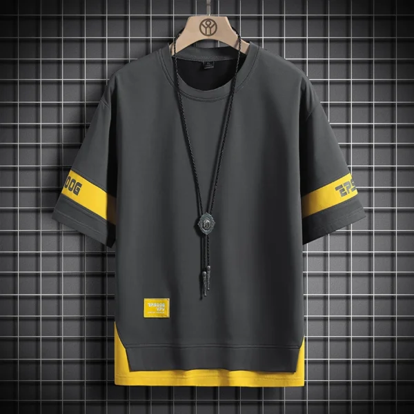 Men’s Hip Hop Streetwear T-Shirt