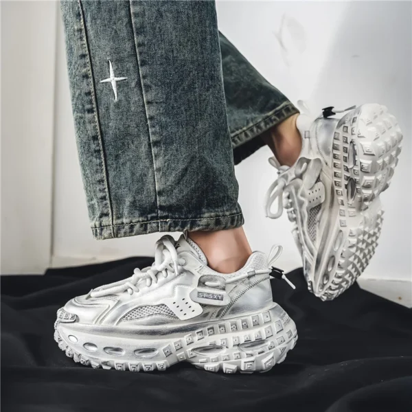 Men’s Vintage Platform Sneakers - Image 3