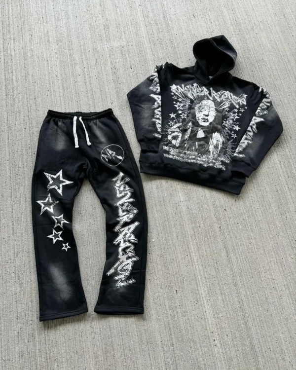 Printed Sweatshirt Suit - Image 2