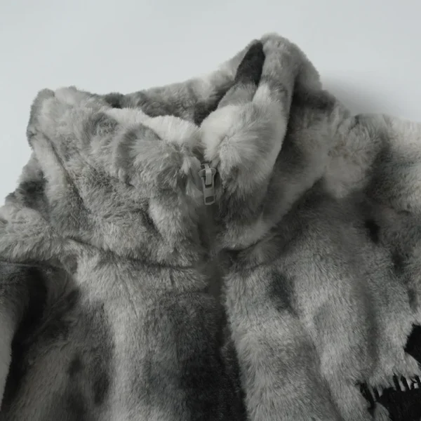Rabbit Fur Fleece Jacket - Image 5