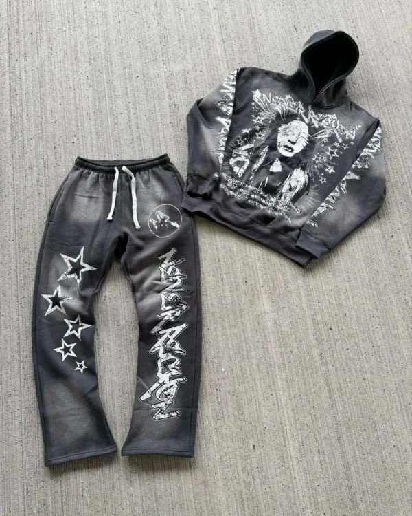 Printed Sweatshirt Suit - Image 4